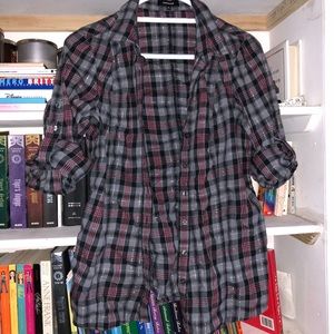 Plaid button up